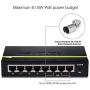TRENDnet 8-Port Gigabit GREENnet PoE+ Switch,TPE-TG44G, 4 x Gigabit PoE/PoE+ Up to 30 Watts/Port, 4 x Gigabit, 61W Power Budget, 16 Gbps Switch Capacity, Ethernet Unmanaged Switch, Lifetime Protection Black