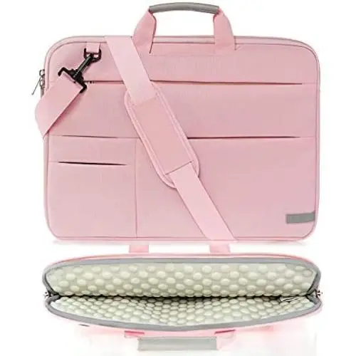 KINGSLONG Laptop Case Sleeve 15 15.6 16 Inch Laptop Bag Lightweight Slim Computer Notebook Ultrabooks Carrying Case Briefcase Cover for Men Women Pink KINGSLONG Laptop Case Sleeve 15 15.6 16 Inch Laptop Bag Lightweight Slim Computer Notebook Ultrabooks Carrying Case Briefcase Cover for Men Women Pink