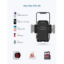 Mpow Car Phone Mount, Long Arm Windshield Phone Holder, Washable Suction Cup Car Mount Compatible with iPhone 12 11 Pro Max, XS Max, XS, XR/X/8/7/6 Plus Etc