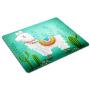 Smooffly Cute Llama Cactus Mouse Pads Desk Accessories Non-Slip Rubber Customized Computer Mouse Pad 9.5 X 7.9 Inch (240mmX200mmX3mm)