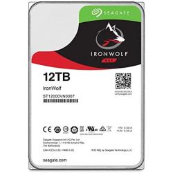 Seagate IronWolf 12TB NAS Internal Hard Drive HDD – CMR 3.5 Inch SATA 6Gb/s 7200 RPM 256MB Cache for RAID Network Attached Storage – Frustration Free Packaging (ST12000VN0008)