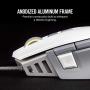 Corsair M65 RGB Elite - FPS Gaming Mouse - 18,000 DPI Optical Sensor - Adjustable DPI Sniper Button - Tunable Weights - White
