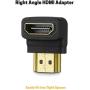 5 Pack High-Speed HDMI Cables-6ft with 90 Degree Adapter, Gold Plated Connectors, Cord Ties for TV PC Playstaion Support Ethernet, 3D, 1080P, ARC, Save Money & Deliver Dazzling Quality