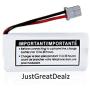 JustGreatDealz Battery BT-1021 BT1021 BBTG0798001 for Uniden Cordless Handset Telephones (2-Pack)