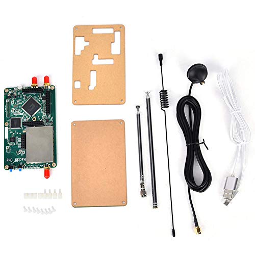 HackRF One Software Defined Radio (SDR), 1MHz-6GHz SDR Platform Software Defined Radio Development Board with Programming Button, Compatible with GNU Radio, SDR and More(Green)