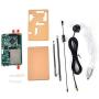 HackRF One Software Defined Radio (SDR), 1MHz-6GHz SDR Platform Software Defined Radio Development Board with Programming Button, Compatible with GNU Radio, SDR and More(Green)