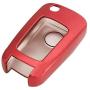 Red TPU Key Fob Cover Case Jacket Skin Glove Holder for Chevy Chevrolet Equinox Camaro Cruze Malibu Volt Park Impala Buick Regal Verano Lacrosse