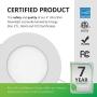 Sunco Lighting 12 Pack 4 Inch Slim LED Downlight with Junction Box,10W=60W, 650 LM, Dimmable, 4000K Cool White, Recessed Jbox Fixture, Simple Retrofit Installation - ETL & Energy Star