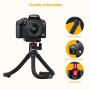 Phone Tripod, Anozer Flexible Tripod with Universal Clip&Cold Shoe Mount,Adjustable Mini Tripod Stand Holder Compatible with iPhone/Android/Camera/GoPro, iPhone Tripod for Live Streaming YouTube