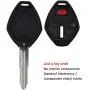 Heart Horse Keyless Entry Remote for Mitsubishi Eclipse Lancer Endeavor Galant Outlander No Chip 2007-2012 Uncut Blank Car Key Blade Fob Case Shell Button Pad Cover Repair Heart Horse Keyless Entry Remote for Mitsubishi Eclipse Lancer Endeavor Galant Outlander No Chip 2007-2012 Uncut Blank Car Key Blade Fob Case Shell Button Pad Cover Repair