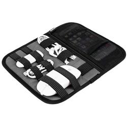 SOCKO Accessories Organizer Electronics Holder Board for Fixing Cables/HD Drive/Travel 10.5x9.0 Inches (Black)