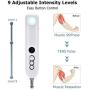 NSWD Electronic Acupuncture Pen with Replaceable Massage Head, for Pain Relief, Meridian Energy Pain Therapy Relief USB Charging