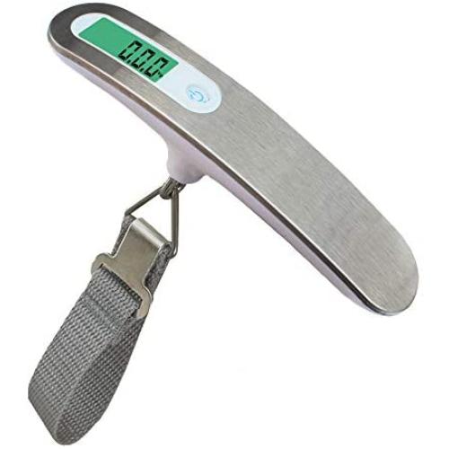 FixtureDisplays Digital Scale Portable Luggage Scale LCD Electronic Travel Scale Hand Held Scale 16751-FBA