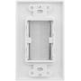 Fosmon Single Gang Wall Plate 2 Piece, Brush Style Opening Passthrough Cable Plate with Low Voltage Mounting Bracket