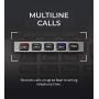 RCA U1000 Unison Base Station - 4 Line Phone Systems for Small Business with Digital Receptionist Bundle with Blucoil 6 AAA Batteries