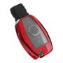 TANGSEN Smart Key Fob Case Red TPU Protective Cover for Mercedes Benz A B C CLA CLS E G GL GLA GLC GLE GLK GLS GT M R S SL SLC SLK SLS Class AMG Viano 2 3 Button Keyless Entry Remote Accessories