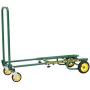 Rock-N-Roller R2RT-GR (Micro) 8-in-1 Folding Multi-Cart/Hand Truck/Dolly/Platform Cart/26'' to 39'' Telescoping Frame/350 lbs. Load Capacity, Green