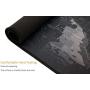 Halomy Gaming Mouse Pad - Large Desk Pad Mouse Pad with Non-Slip Natural Rubber Base, Double Weave Fabric Surface Design - Tight and Smooth, Fit Any Mouse, Keyboard and Laptop (90x40 Map)