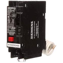 QE120 20-Amp Single Pole 120-Volt Ground Fault Equipment Protection Circuit Breaker