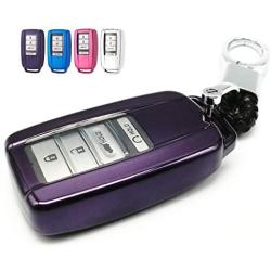 Cajek Black TPU Key Fob Cover Case Holder Skin Shell Protector for Acura RLX RDX MDX ILX TLX PLX NSX 2 3 4 Buttons Remote Control (Not Fit Engine Hold Key)