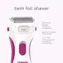Conair Ladies Cordless Twin Foil Shaver with Pop-Up Trimmer
