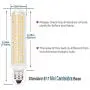 E11 LED Bulb, Mini Candelabra Base, 100W 120W Halogen Bulb Replacement, 9W, 1100LM, AC120V, Dimmable E11 LED Light Bulb, Patented Product, for Indoor Decorative Lighting, Warm White 3000K, 4-Pack