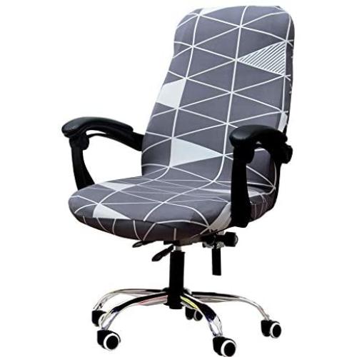 Deisy Dee Computer Office Chair Covers for Stretch Rotating Mid Back Chair Slipcovers Cover ONLY Chair Covers C162 (D)