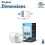 Hyperikon LED Light Bulb 120W=700W, High Efficiency Corn Bulb, Omnidirectional, E39 Base, UL, DLC, Daylight White, 4 Pack