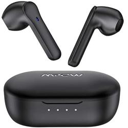 Wireless Earbuds, Mpow MX1 Bluetooth Headphones w/Wireless Charging Case/USB-C Charge, 4 Mics Noise Reduction in Ear Headset, 35H Playtime/Hi-Fi Stereo/Touch Control, IPX8 Waterproof Sport Earphones