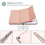 ProCase iPad 10.2 Case 2020 iPad 8th Generation / 2019 iPad 7th Gen Case, Slim Stand Hard Back Shell Protective Smart Cover Case for iPad 10.2 Inch -Rosegold