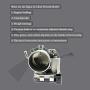 Electronic Throttle Body Assembly Fits VW Volkswagen Beetle Golf Passat Rabbit 2.5L Replace 07K133062A 07K 133 062 A 07K 133 062A