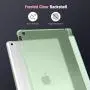 Fintie Case with Pencil Holder for New iPad 8th Gen (2020) / 7th Generation (2019) 10.2 Inch - Slim Shell Cover with Translucent Frosted Stand Hard Back, Supports Auto Wake/Sleep, Green