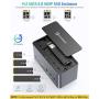 USB C Docking Station, UtechSmart 18in1 Quadruple Display Laptop Universal Docking Station for MacBook Pro & Windows,Thunderbolt 3 Dock with SSD Enclosure 3HDMI VGA 100WPD 5USB-A SD/TF Slot 3.5mm RJ45