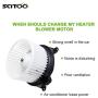 SCITOO ABS Plastic Heater Blower Motor w/Fan HVAC Resistors Blowers Motors 2004 for NISSAN Pathfinder /2004-2010 Infiniti QX56 /2004-2008 for NISSAN Titan /2005-2015 for NISSAN Armada Front