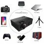 Mini Video Projector | 1080P HD and 170'' Supported HD Lux Home Video Projector | Portable Movie Projector Compatible with HDMI AV USB Micro SD TV Stick (Projector) Mini Video Projector | 1080P HD and 170'' Supported HD Lux Home Video Projector | Portable Movie Projector Compatible with HDMI AV USB Micro SD TV Stick (Projector)