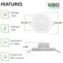 Sunco Lighting 16 Pack 6 Inch Slim LED Downlight, Integrated Junction Box, 14W=100W, 850 LM, Dimmable, 2700K Soft White, Recessed Jbox Fixture, IC Rated, Retrofit Installation - ETL & Energy Star