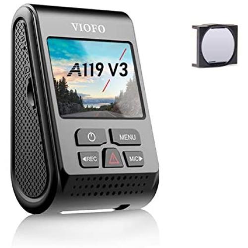 VIOFO A119 V3 2560 x 1600P Dash Camera with CPL 2019 Edition