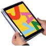 HFcoupe iPad 8th Generation Case 10.2 inch iPad 7th Generation Case with Pencil Holder, Trifold Stand Smart Cover with Slightly Soft TPU Back for iPad 8 Gen 2020 & 7 Gen 2019 - Navy Blue