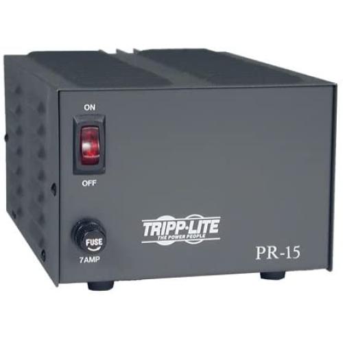 Tripp Lite PR15 DC Power Supply 15A 120V AC Input to 13.8V DC Output TAA GSA