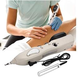 Digital Electronic Acupuncture Massage Pen, Health Care Pain Relief Pointer for Back Neck Body with 3 Tip Head