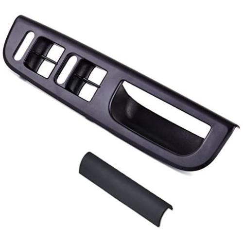 Signswise Front Left Driver Side Door Master Window Switch Trim Bezel Replacement for Volkswagen Passat B5 Jetta Golf Bora Mk4 Skoda Oe Style 4 Door Model - Black