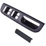 Signswise Front Left Driver Side Door Master Window Switch Trim Bezel Replacement for Volkswagen Passat B5 Jetta Golf Bora Mk4 Skoda Oe Style 4 Door Model - Black