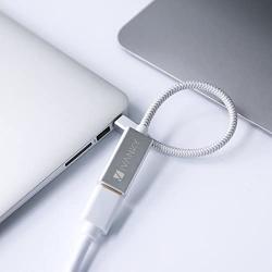 Mini DisplayPort to HDMI Adapter [Super Slim, Aluminum Shell, Nylon Braided] - iVanky Thunderbolt to HDMI Adapter for MacBook Air/Pro, Microsoft Surface Pro/Dock, Monitor, Projector and More - Silver