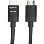 Amazon Basics Premium-Certified Braided HDMI Cable - Supports Ethernet, 3D, 4K HDR and ARC (4K@60Hz, 18Gbps) - 3 Foot