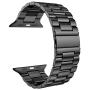 Fitlink Stainless Steel Metal Band for Apple Watch 38/40/42/44mm Replacement Link Bracelet Band Compatible with Apple Watch Series 6 Apple Watch Series 5 Apple Watch Series 1/2/3/4 (Black, 38/40mm)