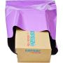 Amiff Pack of 100 Purple Poly Mailers 12 x 15.5 Multipurpose Shipping Bags 12 x 15 1/2 Packaging Envelope Mailers 2.5 Mil Thick. Peel and Seal, Waterproof, Lightweight. Wrapping, Packing