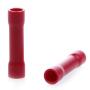 AIRIC Red Butt Connectors Crimp 100pcs 22-16AWG Butt Connector Fully Insulated PVC Butt Splice Wire Connectors, 22-16 Gauge