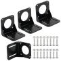 JIUWU 4pcs 57 Stepper Motor Nema 23 Fixed Seat, Nema 23 Stepper Motor Steel Mounting Bracket, Stepper Motor Bracket with Mounting Screws