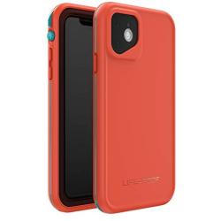 LifeProof FRĒ SERIES Waterproof Case for iPhone 11 - FIRE SKY (BLUEBIRD/TANGERINE)