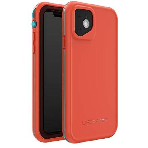 LifeProof FRĒ SERIES Waterproof Case for iPhone 11 - FIRE SKY (BLUEBIRD/TANGERINE)